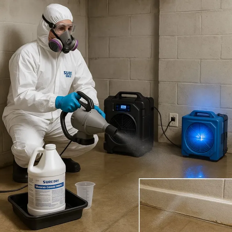 Sanitization and Odor Removal process in Loomis, CA